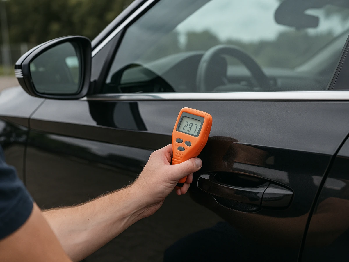 Karoserie a měření tloušťky laku